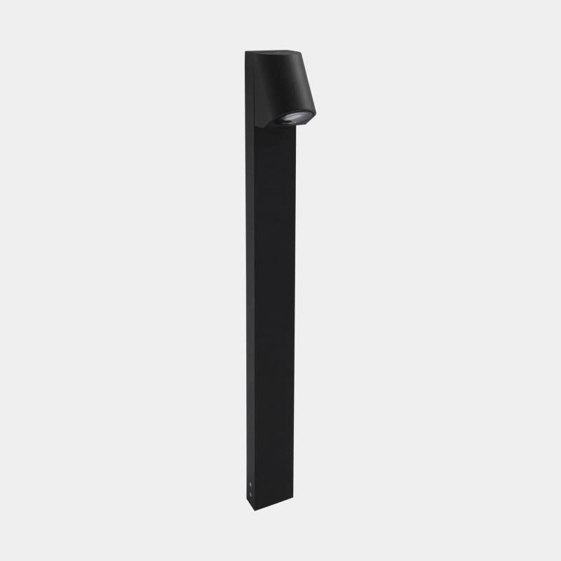 LEDS-C4 Wegelampe Eko Inclined, schwarz, Höhe 80 cm, Alu von LEDS-C4