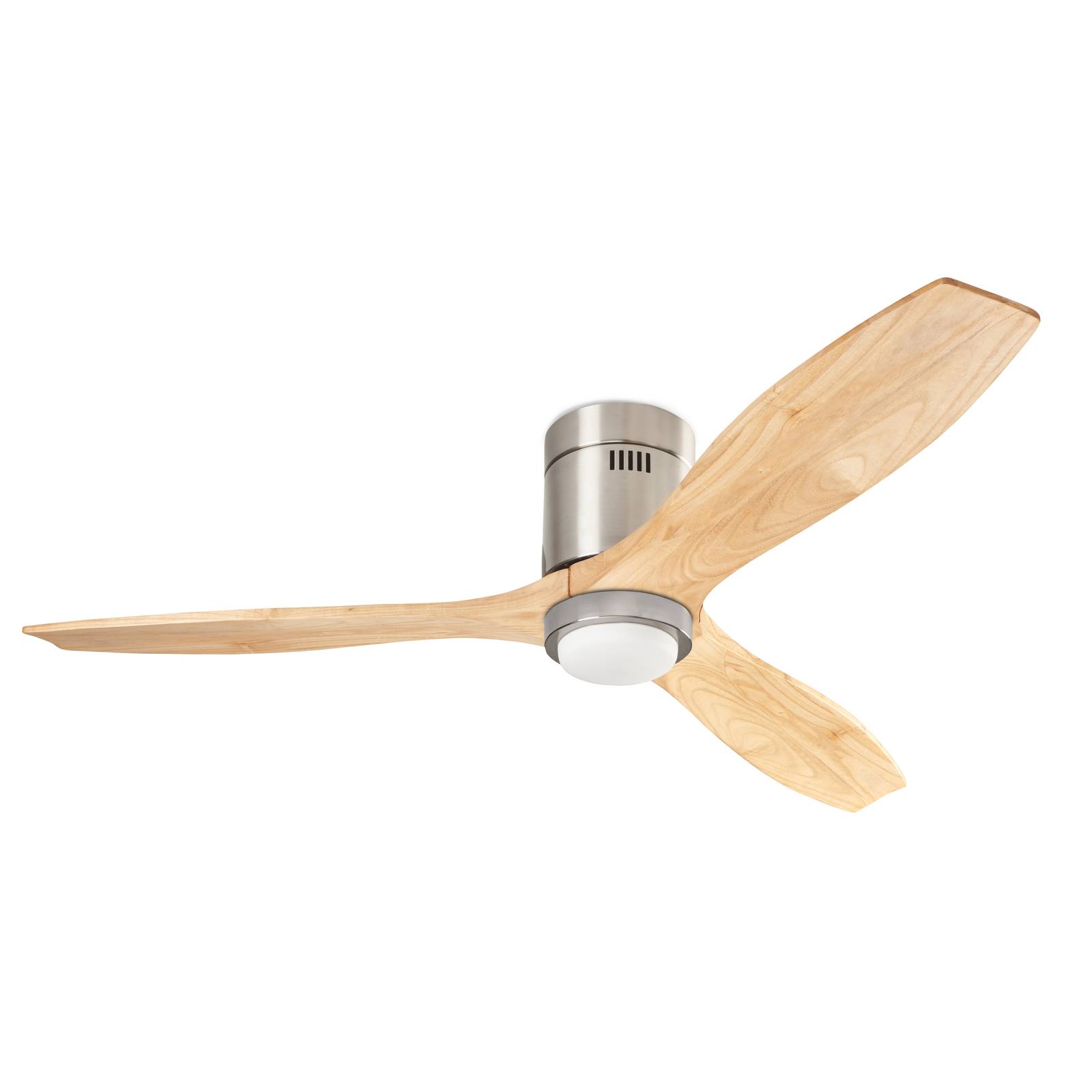LED-Deckenventilator Stem, Holz hell, DC leise, Ø 137 cm CCT LED-Deckenventilator Stem, Holz hell, DC leise, Ø 137 cm CCT von LEDS-C4
