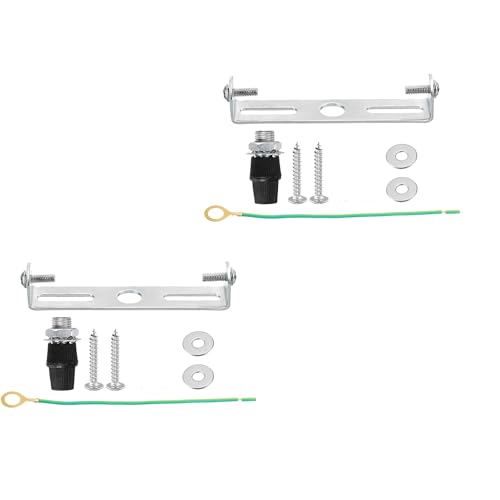 LEDSone 70mm Deckenpendelleuchte Deckenleuchte Abdeckplatten Lichtbefestigung Rosettenhalter mit Zubehör für Kronleuchterbeleuchtung (70MM 2PK) von LEDSone