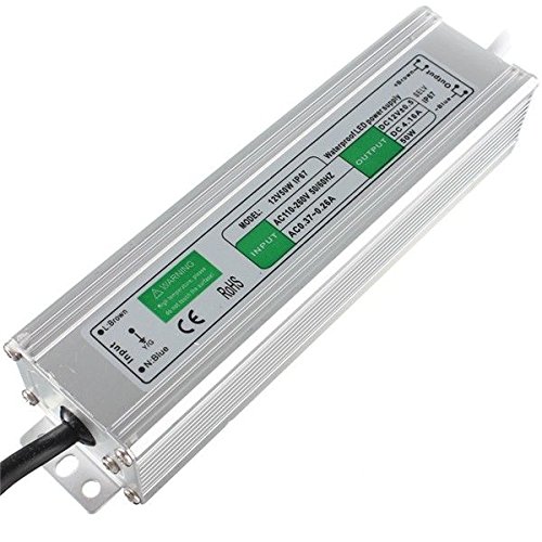 LEDSone Beleuchtungstransformator, LED-Streifenmodul-Treiber, 12 V, Stromversorgung für den Außenbereich, Beleuchtung, IP67 wasserdicht, AC 90-265 V 50.00W, 12.00V von LEDSone