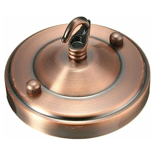 LEDSone Vintage Einzelne Out Kupfer Deckenrosette Hakenplatte für Leuchten Kronleuchter, 108 mm Metall Antik Front Fitting Deckenplatte mit Zubehör für Decken- und Wandlampe, UK Lager LEDSone Vintage Einzelne Out Kupfer Deckenrosette Hakenplatte für Leuchten Kronleuchter, 108 mm Metall Antik Front Fitting Deckenplatte mit Zubehör für Decken- und Wandlampe, UK Lager von LEDSone