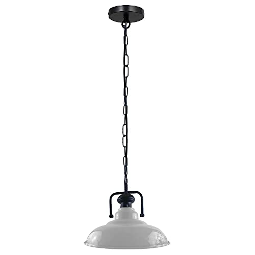 LEDSone Vintage Industrial Pendelleuchte aus schwarzem Metall | Verstellbare Pendelleuchte mit 90 cm langer Kette | Deckenleuchte mit E27-Sockel für Küche, Café oder Bar LEDSone Vintage Industrial Pendelleuchte aus schwarzem Metall | Verstellbare Pendelleuchte mit 90 cm langer Kette | Deckenleuchte mit E27-Sockel für Küche, Café oder Bar von LEDSone