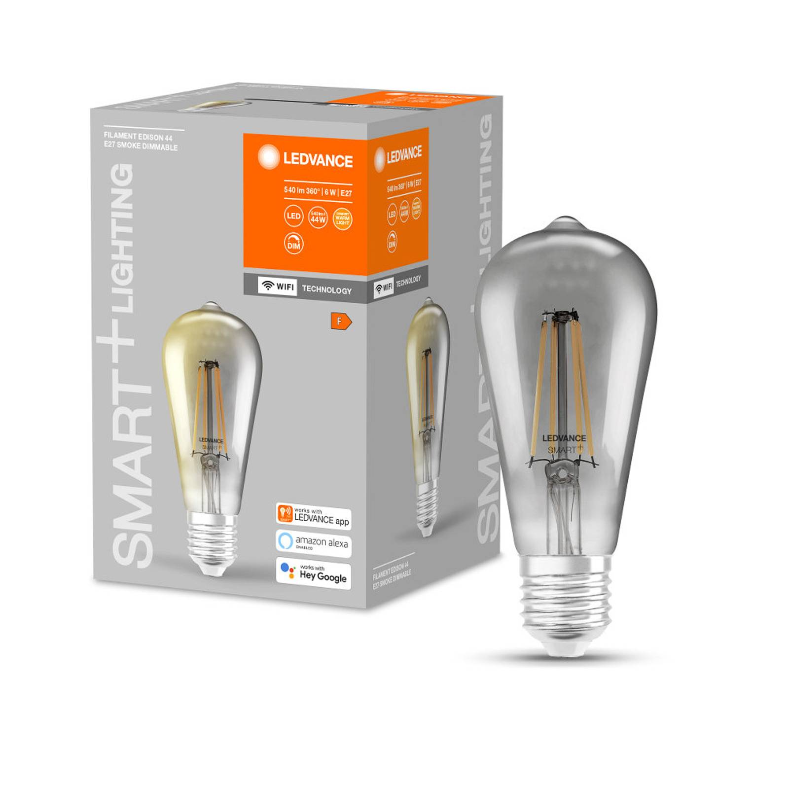 LEDVANCE SMART+ WiFi Filament Edison 44 E27 6W 825 LEDVANCE SMART+ WiFi Filament Edison 44 E27 6W 825 von LEDVANCE SMART+