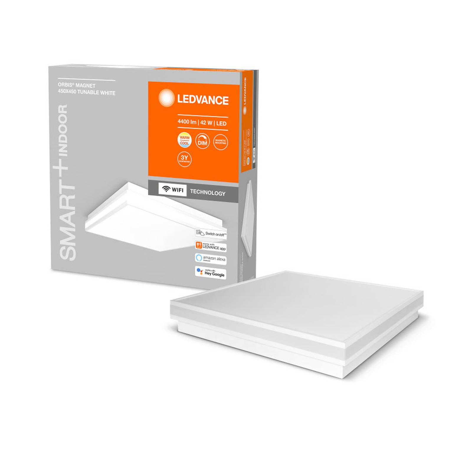 LEDVANCE SMART+ WiFi Orbis Magnet weiß, 45x45cm von LEDVANCE SMART+
