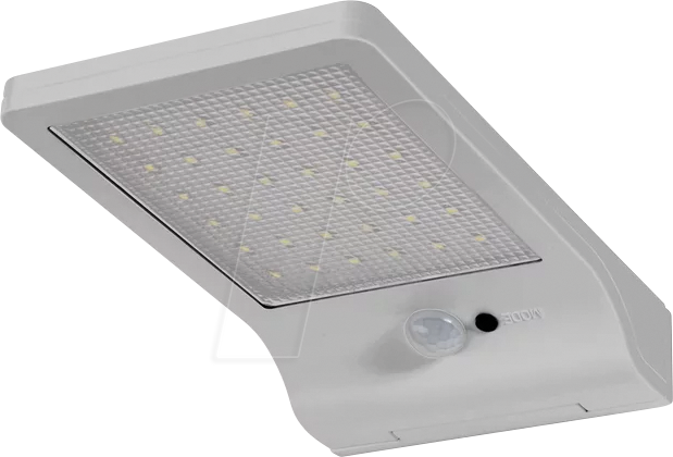 LDV 075267862 - LED-Solarleuchte DoorLED Solar Silver, 320 lm, IP44, Sensor von LEDVANCE