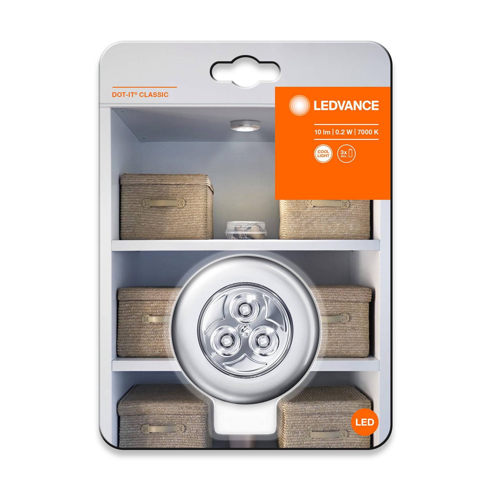 LEDVANCE DOT-it classic LED-Leuchte silber von LEDVANCE