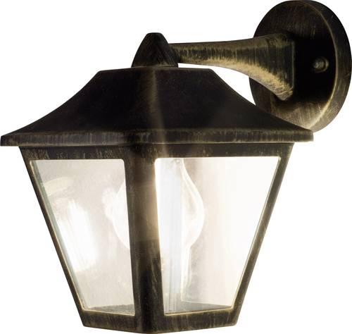 LEDVANCE ENDURA® CLASSIC TRADITIONAL ALU L 4058075206168 Außenwandleuchte LED E27 Schwarz, Gold von LEDVANCE