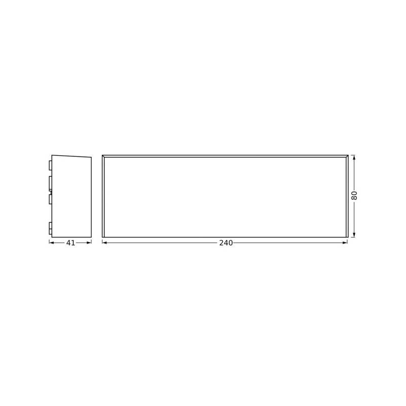 LEDVANCE LED-Außenwandleuchte Endura Style Ivo, dunkelgrau von LEDVANCE