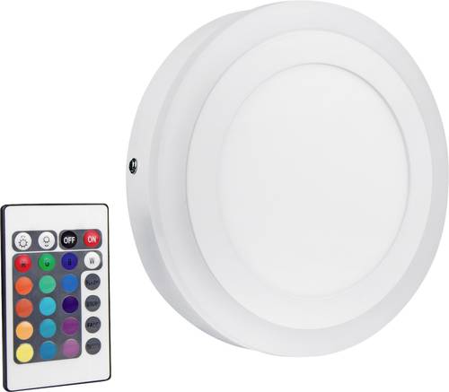 LEDVANCE LED COLOR WHITE RD 200MM 19W LEDV 4058075227590 LED-Wandleuchte 19W Weiß von LEDVANCE