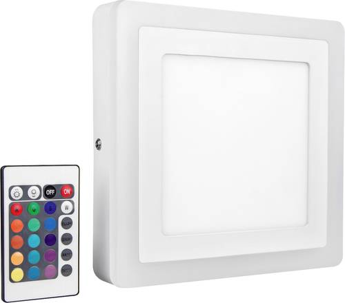 LEDVANCE LED COLOR WHITE SQ 200MM 19W LEDV 4058075227576 LED-Wandleuchte 19W Weiß von LEDVANCE