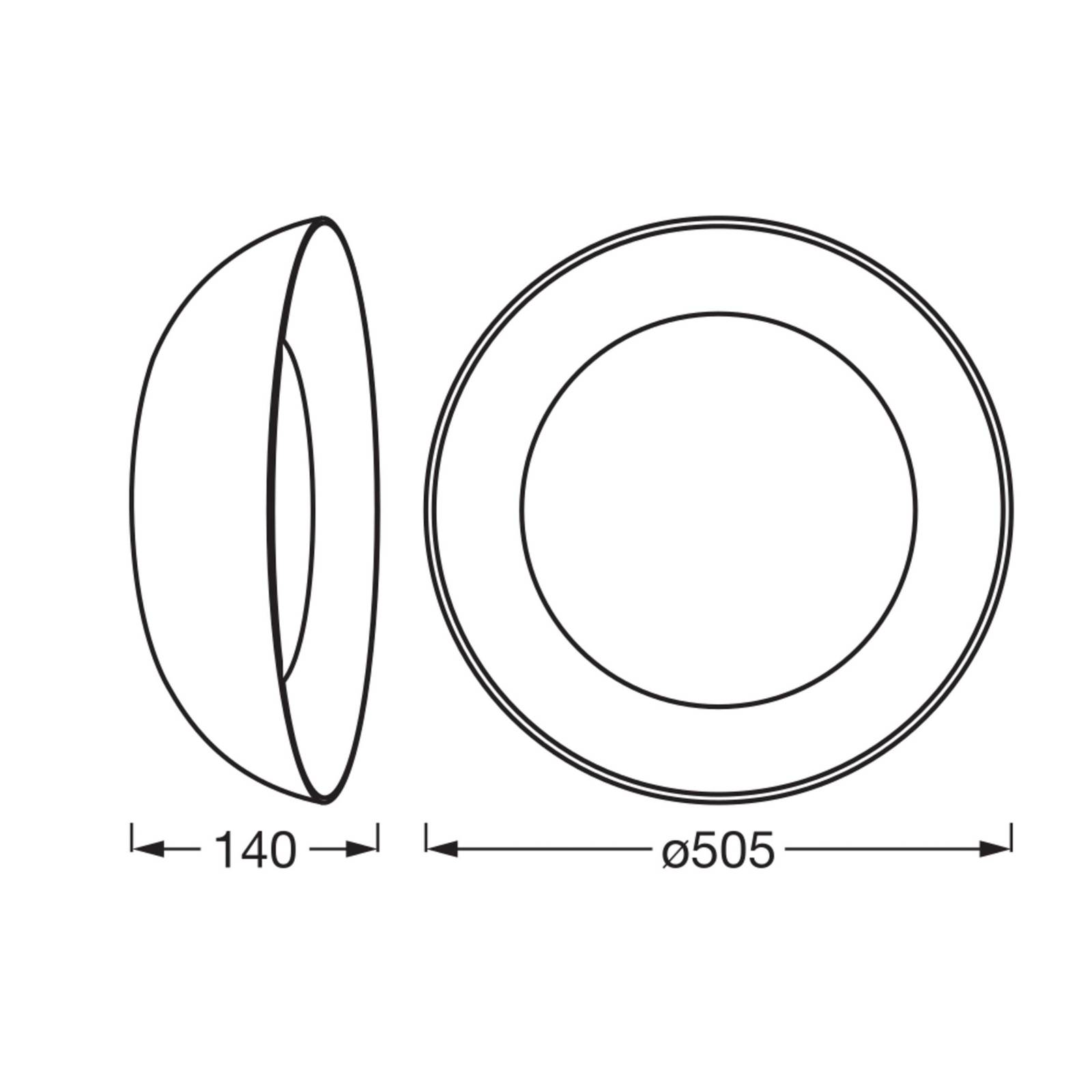 LEDVANCE LED-Deckenleuchte Orbis Alva, schwarz, Metall LEDVANCE LED-Deckenleuchte Orbis Alva, schwarz, Metall von LEDVANCE
