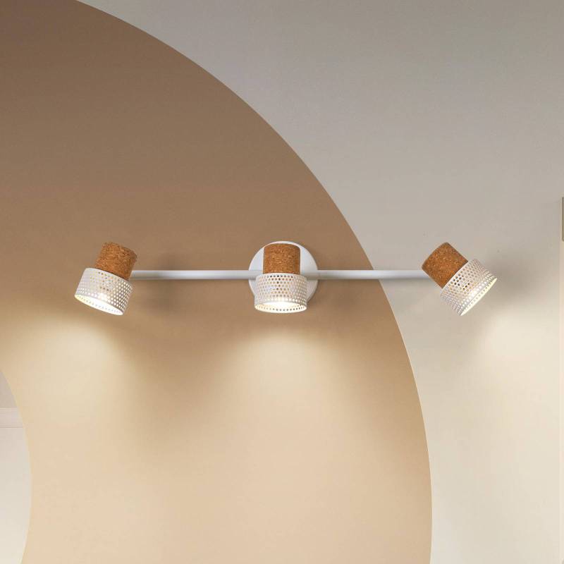 LEDVANCE LED-Deckenspot Cork, GU10, 3-fl.,, lang, weiß von LEDVANCE