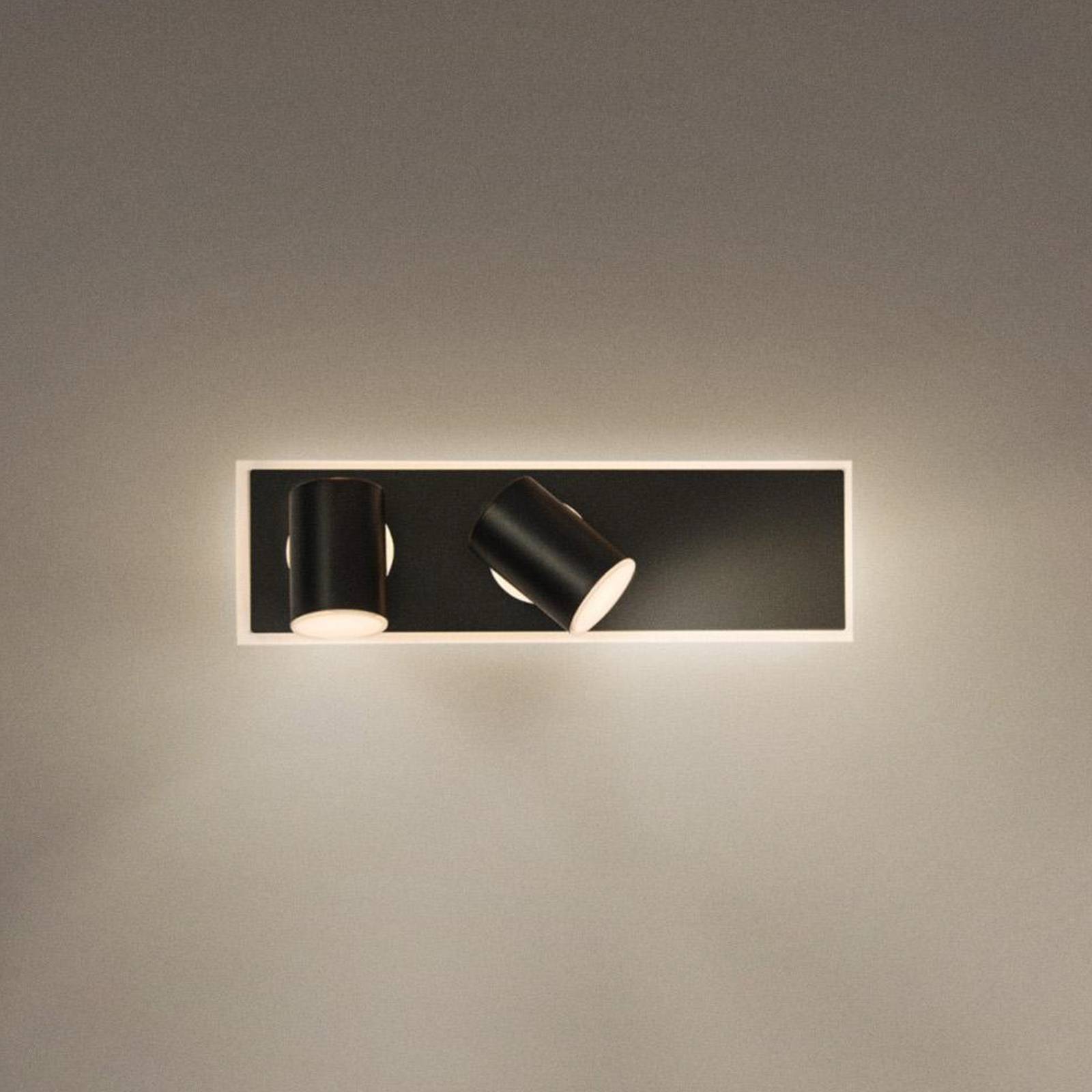 LEDVANCE LED-Deckenstrahler Mars, 3-fl., 2 Spots, schwarz LEDVANCE LED-Deckenstrahler Mars, 3-fl., 2 Spots, schwarz von LEDVANCE
