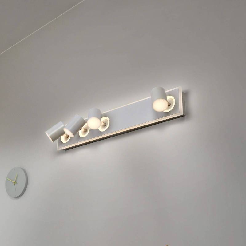 LEDVANCE LED-Deckenstrahler Mars, 5-fl., 4 Spots, weiß von LEDVANCE