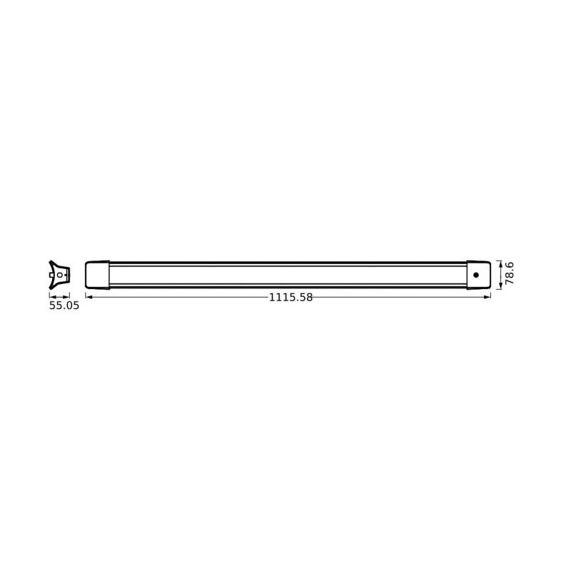 LEDVANCE LED-Hängeleuchte Office Line 840 Länge 112 cm, weiß von LEDVANCE