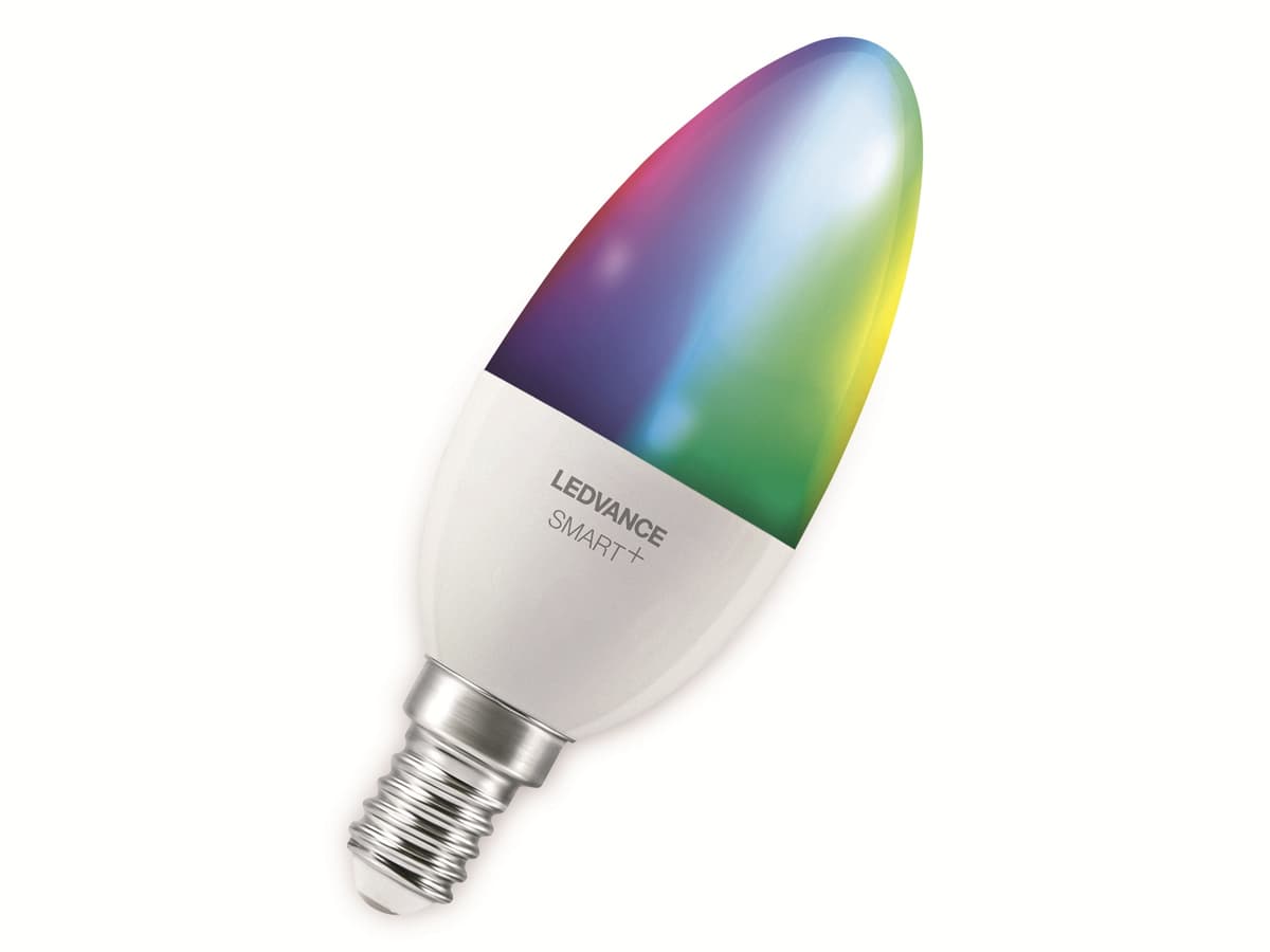 LEDVANCE LED-Lampe, B40, 3 Stk, E14, EEK: F, 4,9W, 470lm, RGBW, WiFi von LEDVANCE