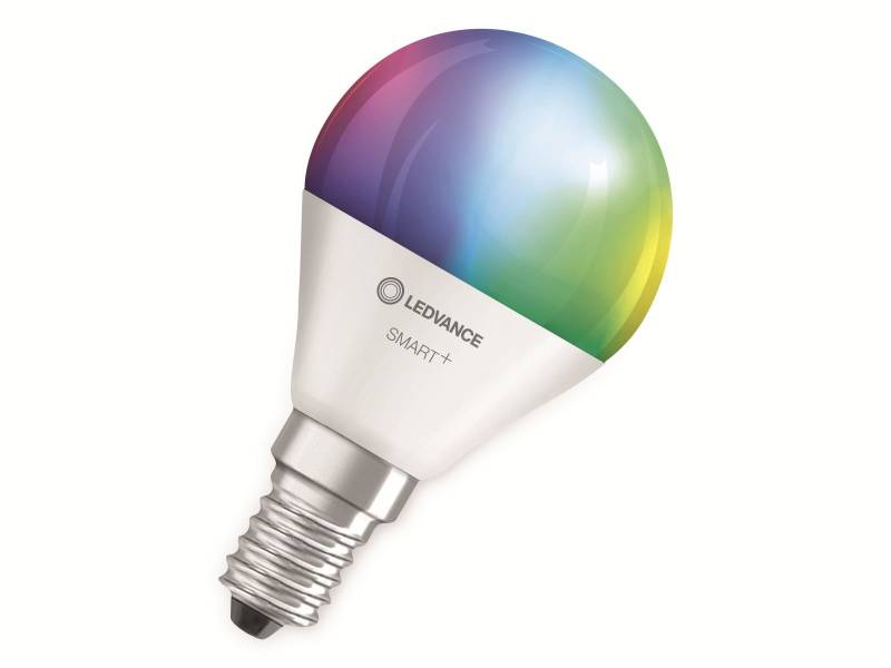 LEDVANCE LED-Lampe, P40, 3 Stk, E14, EEK: F, 4,9W, 470lm, RGBW, WiFi von LEDVANCE