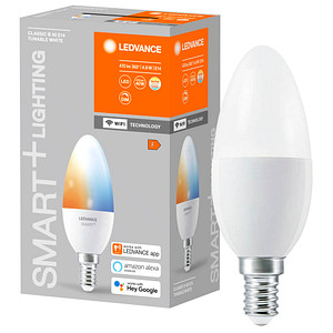 LEDVANCE LED-Lampe SMART+ WiFi Candle 40 TW E14 4,9 W matt von LEDVANCE