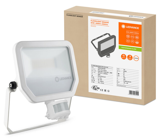 LEDVANCE LED-Strahler FLOODLIGHT SENSOR, 10 Watt, 3000K WT LEDVANCE LED-Strahler FLOODLIGHT SENSOR, 10 Watt, 3000K WT von LEDVANCE