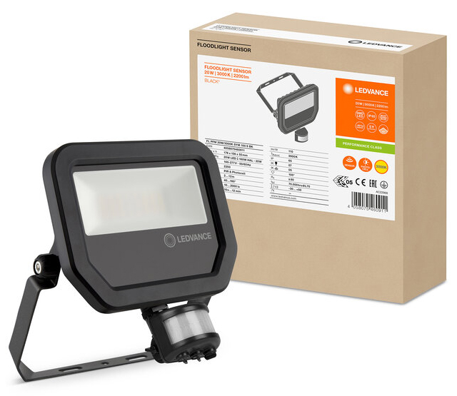 LEDVANCE LED-Strahler FLOODLIGHT SENSOR, 20 Watt, 4000K WT LEDVANCE LED-Strahler FLOODLIGHT SENSOR, 20 Watt, 4000K WT von LEDVANCE