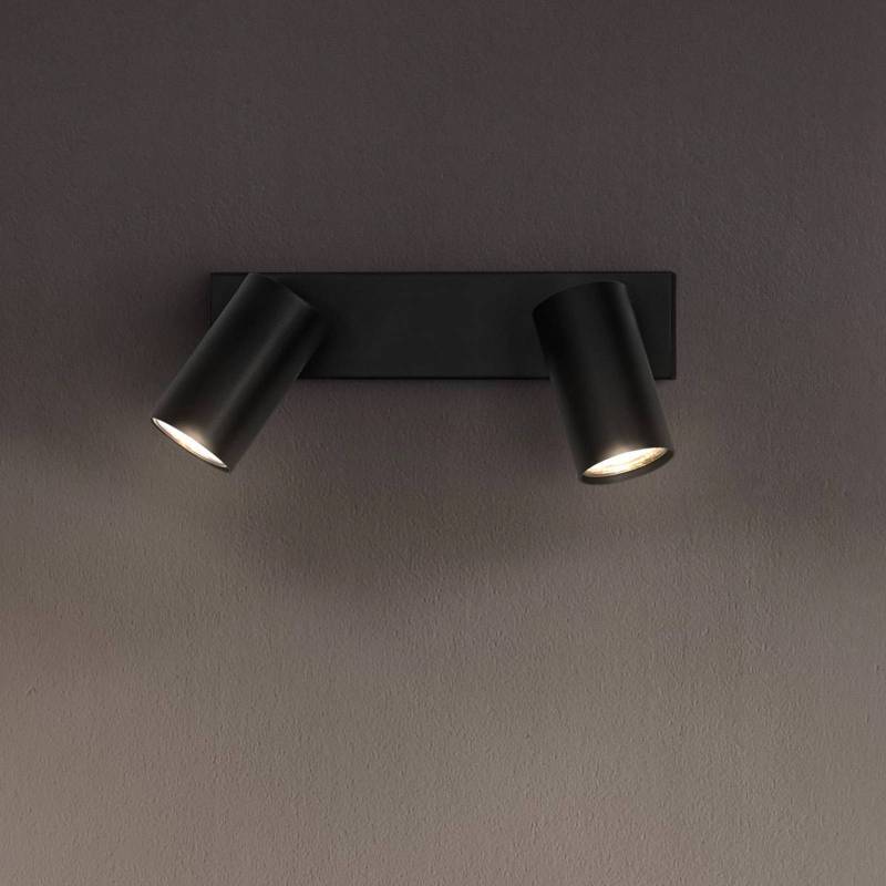 LEDVANCE LED-Strahler Octagon, dimmbar, zweiflammig, schwarz von LEDVANCE