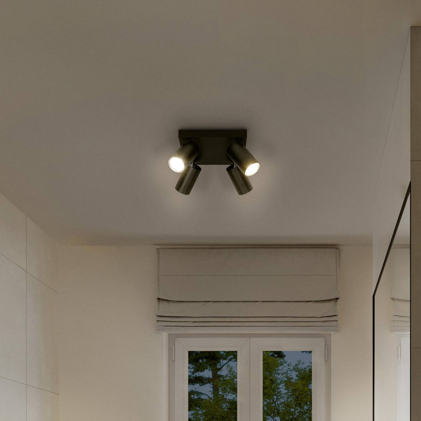 LEDVANCE LED-Strahler Octagon dimmbar, 4-fl. Quadrat schwarz LEDVANCE LED-Strahler Octagon dimmbar, 4-fl. Quadrat schwarz von LEDVANCE