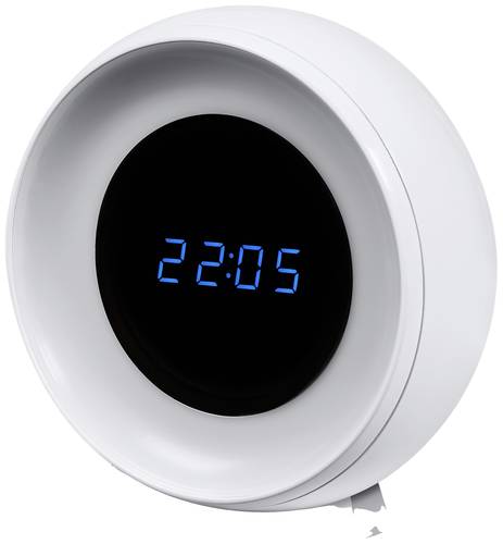 LEDVANCE NIGHTLUX CLOCK 4058075757721 Nachtlicht Rund Warmweiß bis Kaltweiß Weiß von LEDVANCE