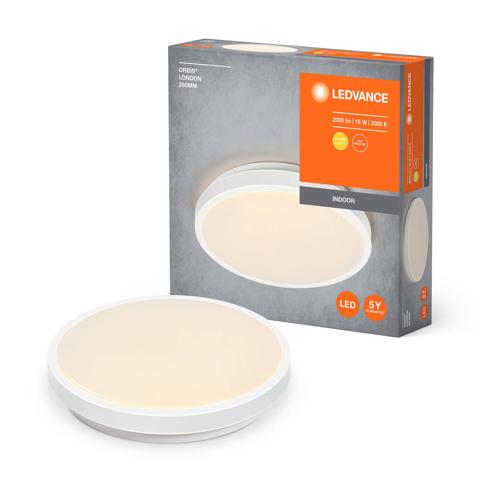 LEDVANCE Orbis London LED-Deckenleuchte Ø28cm weiß LEDVANCE Orbis London LED-Deckenleuchte Ø28cm weiß von LEDVANCE
