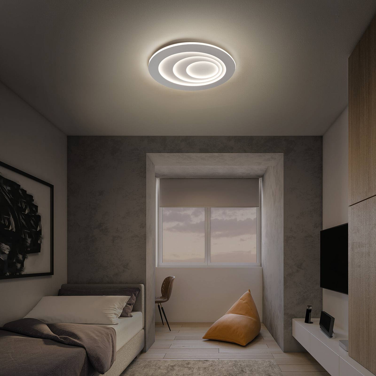 LEDVANCE Orbis Spiral Oval LED-Deckenlampe 49x39cm von LEDVANCE
