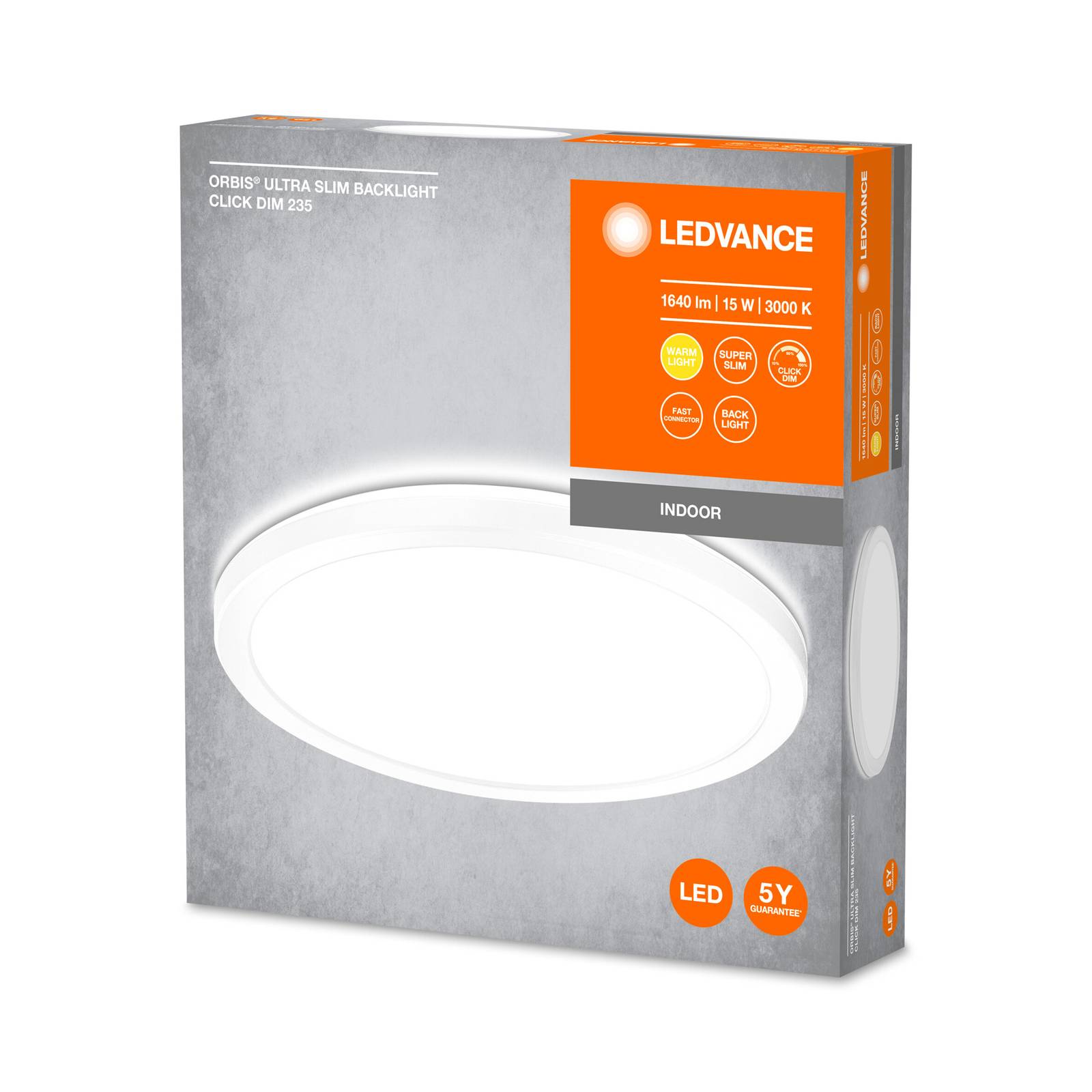 LEDVANCE Orbis Ultra Slim, weiß, Ø 23,5 cm LEDVANCE Orbis Ultra Slim, weiß, Ø 23,5 cm von LEDVANCE