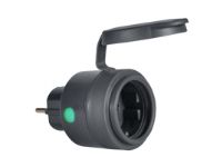 LEDVANCE SMART+ Compact Outdoor Plug, Kabellos, WLAN, Outdoor, Anthrazit, Kunststoff, IP44 von LEDVANCE