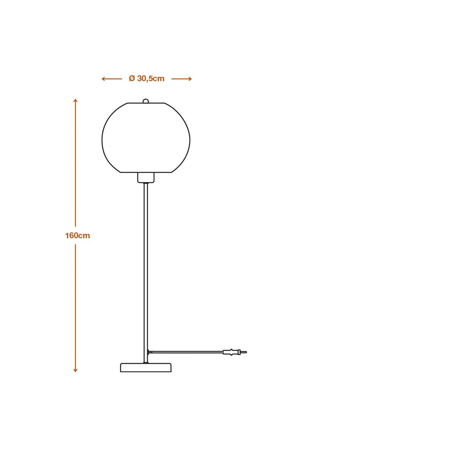 LEDVANCE Stehleuchte Ball Höhe 116 cm, braun, Wellpappe, E27 LEDVANCE Stehleuchte Ball Höhe 116 cm, braun, Wellpappe, E27 von LEDVANCE