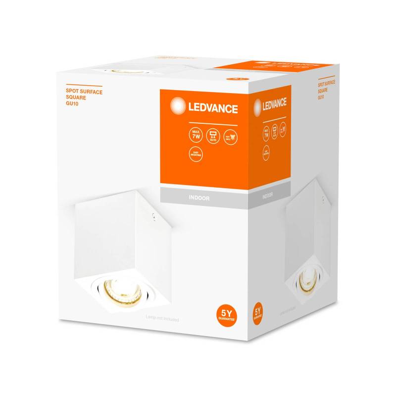 LEDVANCE Surface Square Deckenspot GU10 weiß von LEDVANCE