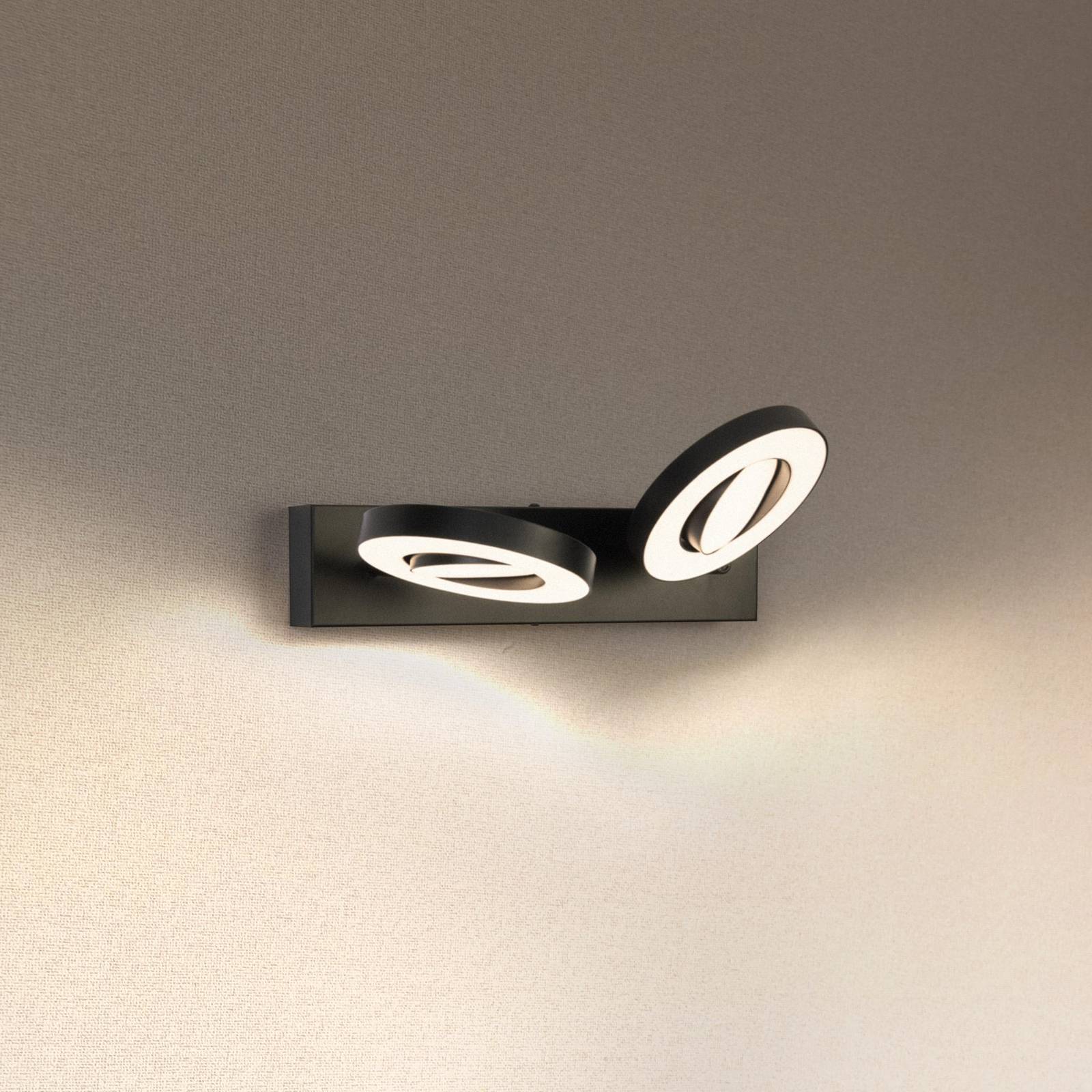 LEDVANCE LED-Deckenstrahler Saturn, CCT, 2-fl. lang, schwarz LEDVANCE LED-Deckenstrahler Saturn, CCT, 2-fl. lang, schwarz von LEDVANCE