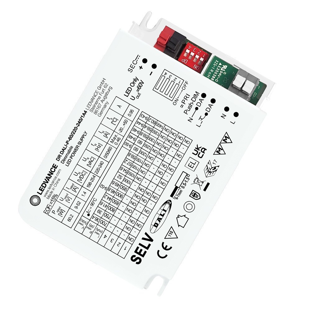 Ledvance LED-Betriebsgerät DRDALIP60/220240/1A4 LEDVANCE Ledvance LED-Betriebsgerät DRDALIP60/220240/1A4 LEDVANCE von LEDVANCE