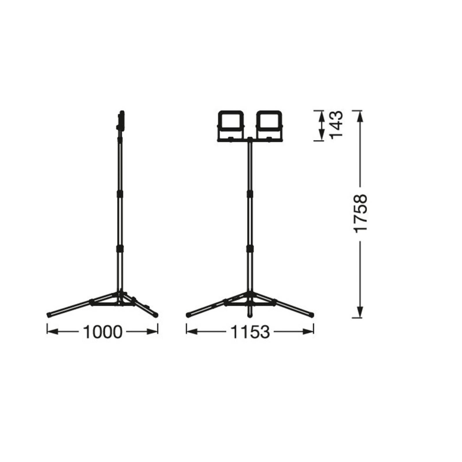 Ledvance LED Worklight Value Tripod 2-fl. 2 x 10 W Ledvance LED Worklight Value Tripod 2-fl. 2 x 10 W von LEDVANCE
