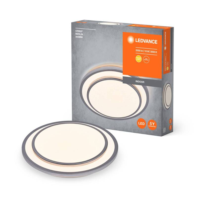 Ledvance Orbis Berlin LED-Deckenlampe silber 30cm von LEDVANCE