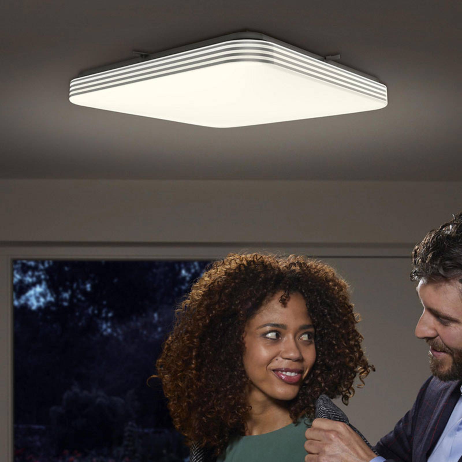 Ledvance Orbis Sensor LED-Deckenlampe eckig 43cm Ledvance Orbis Sensor LED-Deckenlampe eckig 43cm von LEDVANCE
