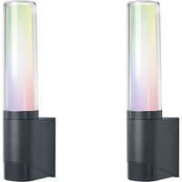 Ledvance SMART+ Lantern Flare Wall Außen-Wandleuchte Farbig WiFi 2er-Set von LEDVANCE