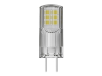 OSRAM PIN - LED-Glühlampe - Form: T14 - klare Oberfläche - GY6.35 - 2,6 W (entspricht 30 W) - Klasse F - warmweißes Licht - 2700 K von LEDVANCE