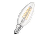 OSRAM STAR+ Relax and Active - LED-Filament-Glühlampe - Form: B40 - klare Oberfläche - E14 - 4 W (entspricht 40 W) - Klasse E - kaltweißes/warmweißes Licht - 2700/4000 K von LEDVANCE