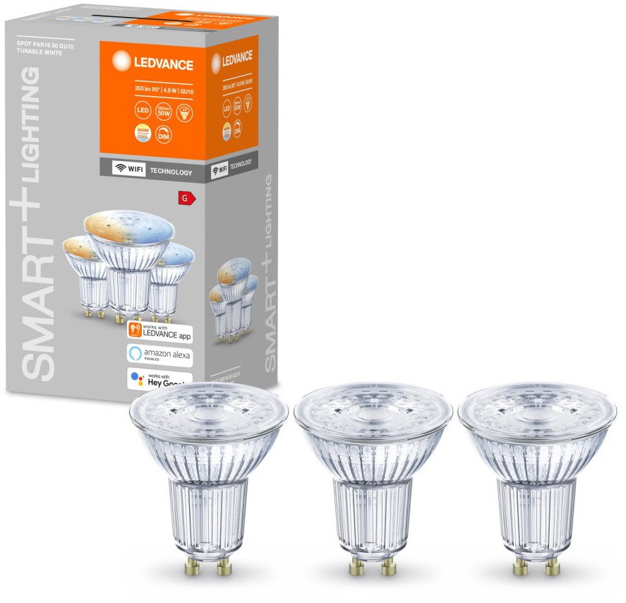 Smarter LED-Reflektor WiFi 4,9W 3St / G Smarter LED-Reflektor WiFi 4,9W 3St / G von LEDVANCE