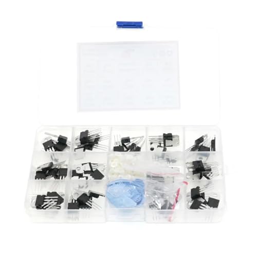 70Pcs 14 Voltage Regulator Values Transistor Kit set L7805 7806 7808 7809 7812 7815 7824 7905 7906 7908 7912 7915 LM317 Capacitance Meters 70Pcs 14 Voltage Regulator Values Transistor Kit set L7805 7806 7808 7809 7812 7815 7824 7905 7906 7908 7912 7915 LM317 Capacitance Meters von LEDVXFSVY