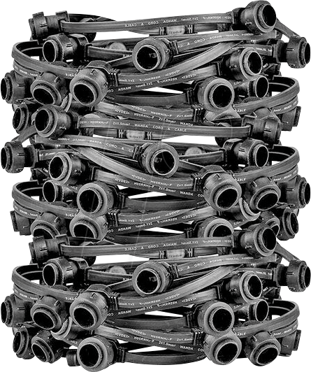 ILLU 107714 - Lichterkette, für außen, 30 m, 90 Fassungen von LEDmaxx