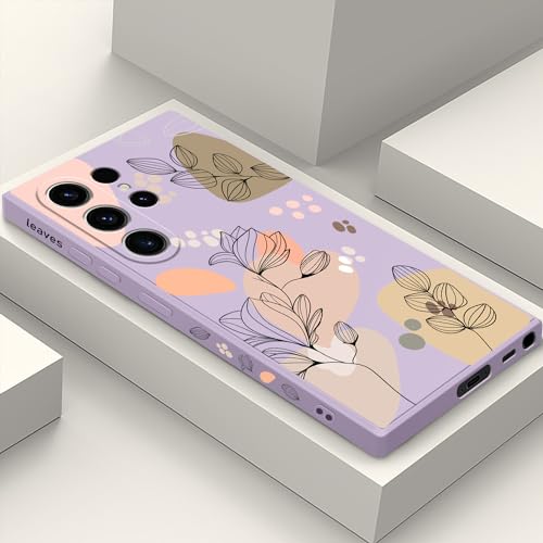 LEECG für Samsung Galaxy S23 Ultra Hülle, für Samsung S23 Ultra Hülle Blume Schmetterling Astronaut Muster Design, Anti Fall Weiches Silikon Dünne Handyhülle Slim Cover S23 Ultra-Hellviolett 2 LEECG für Samsung Galaxy S23 Ultra Hülle, für Samsung S23 Ultra Hülle Blume Schmetterling Astronaut Muster Design, Anti Fall Weiches Silikon Dünne Handyhülle Slim Cover S23 Ultra-Hellviolett 2 von LEECG