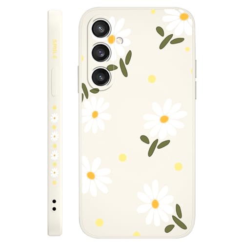 LEECG für Samsung S24 Plus Hülle, für Galaxy S24 Plus Handyhülle Blume Muster Design Drop Schutz Weiche Ultradünne Kratzer Resistent Mikrofaser Innenfutter S24 Plus Cover-Gänseblümchen Weiß LEECG für Samsung S24 Plus Hülle, für Galaxy S24 Plus Handyhülle Blume Muster Design Drop Schutz Weiche Ultradünne Kratzer Resistent Mikrofaser Innenfutter S24 Plus Cover-Gänseblümchen Weiß von LEECG