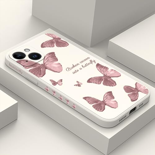 LEECG für iPhone 14 Plus hülle, Kreative Blumenmuster Designs weiche Anti Scratch Microfiber Lining innen, Anti Fingerabdruck Slim Fit Silikon Soft Handyhülle für iPhone 14 Plus-Weiß 3 LEECG für iPhone 14 Plus hülle, Kreative Blumenmuster Designs weiche Anti Scratch Microfiber Lining innen, Anti Fingerabdruck Slim Fit Silikon Soft Handyhülle für iPhone 14 Plus-Weiß 3 von LEECG