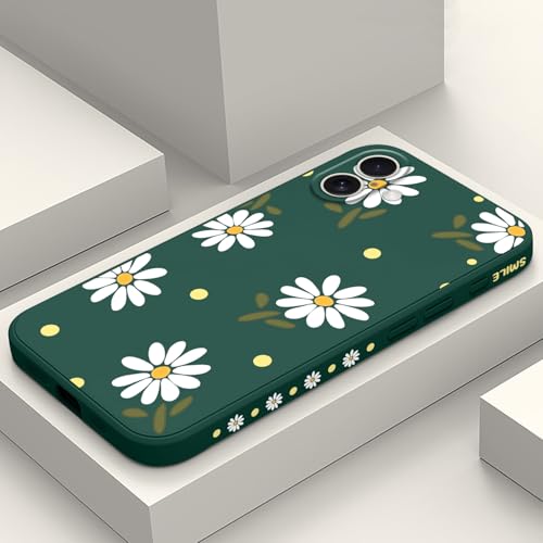 LEECG für iPhone 16 Plus Hülle Kratzfeste Weiche Slim Fit Floral Handyhülle für iPhone 16 Plus 6,7 Zoll, Gänseblümchen Grün LEECG für iPhone 16 Plus Hülle Kratzfeste Weiche Slim Fit Floral Handyhülle für iPhone 16 Plus 6,7 Zoll, Gänseblümchen Grün von LEECG