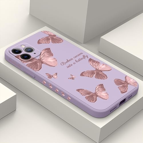 LEECG für iphone 11 Pro Max Hülle Seite kreatives Design Drucke Schlanke Weiche Schützende Handyhülle iphone 11 Pro Max 6,5 Zoll-Schmetterling Violett LEECG für iphone 11 Pro Max Hülle Seite kreatives Design Drucke Schlanke Weiche Schützende Handyhülle iphone 11 Pro Max 6,5 Zoll-Schmetterling Violett von LEECG