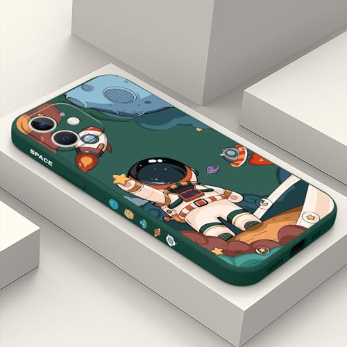 LEECG für iphone 12 Hülle Blumenmuster Design Anti Kratzer Weiches Silikon Handyhülle iphone 12 6,1 Zoll-Astronaut Grün LEECG für iphone 12 Hülle Blumenmuster Design Anti Kratzer Weiches Silikon Handyhülle iphone 12 6,1 Zoll-Astronaut Grün von LEECG
